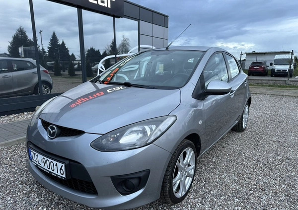 Mazda 2 cena 12900 przebieg: 233000, rok produkcji 2009 z Goleniów małe 497